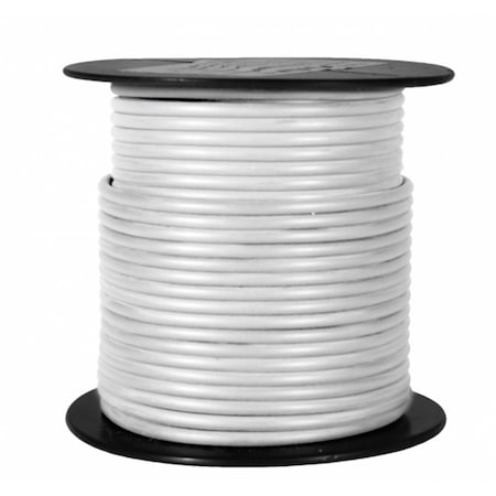 Wirthco Primary Wire, GPT, 14 AWG, White, PVC Jacket W48-81085